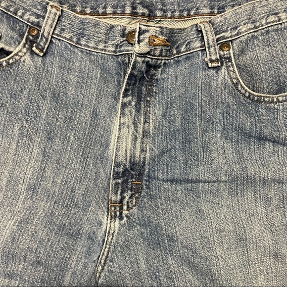 custom hem wrangler jean shorts  relax straight - Picture 8 of 11